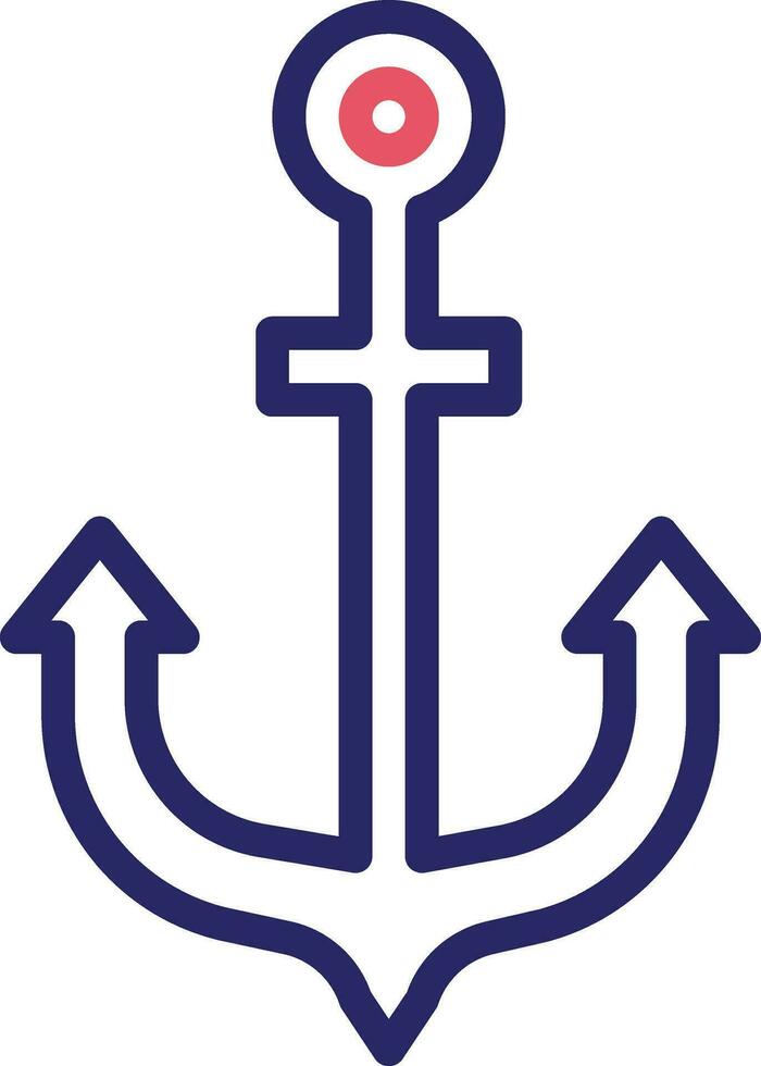 Schiff Anker Vektor Symbol