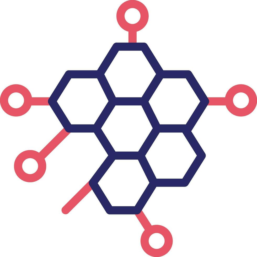 Vektorsymbol für Moleküle vektor