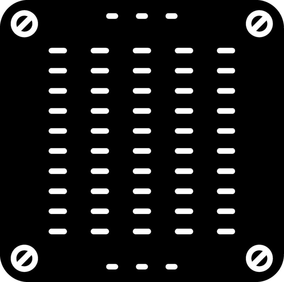 Klimaanlage Glyph-Symbol vektor