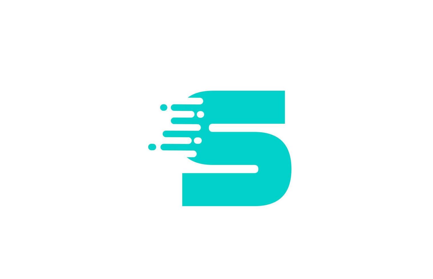 grünes s-Alphabet-Logo-Symbol für Unternehmen und Unternehmen vektor