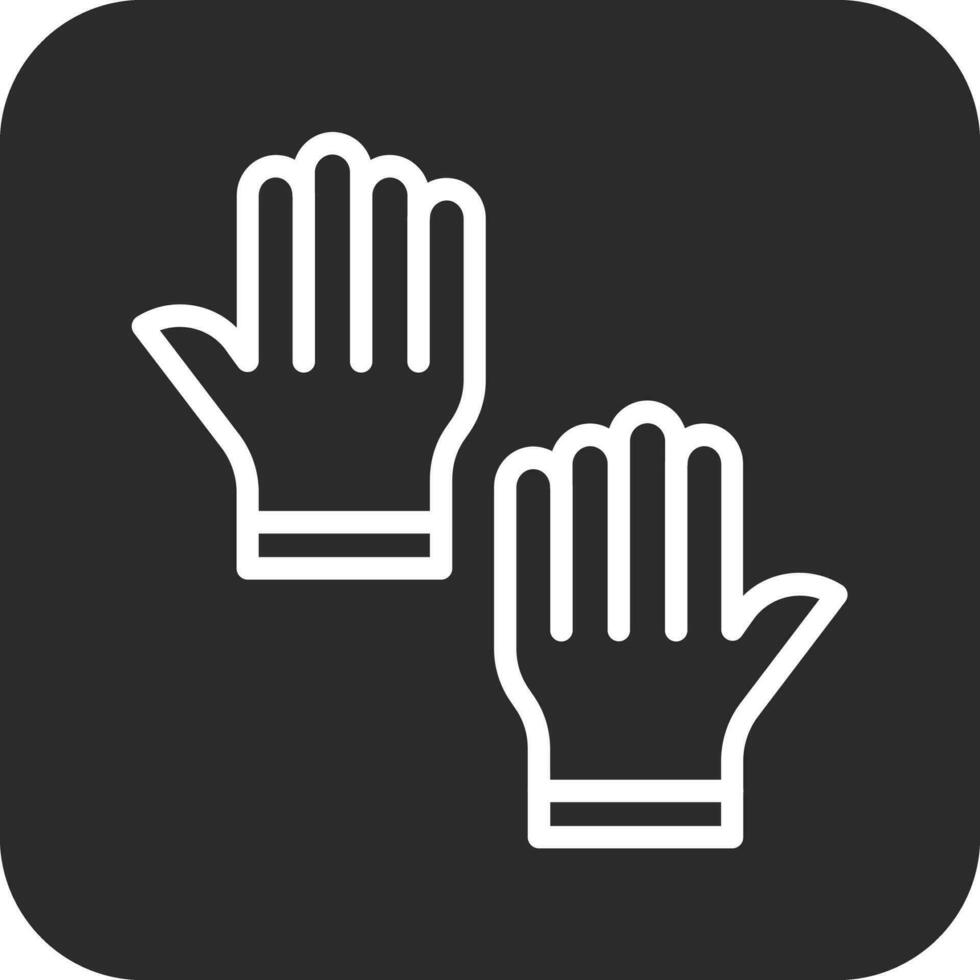 Reinigung Handschuhe Vektor Symbol