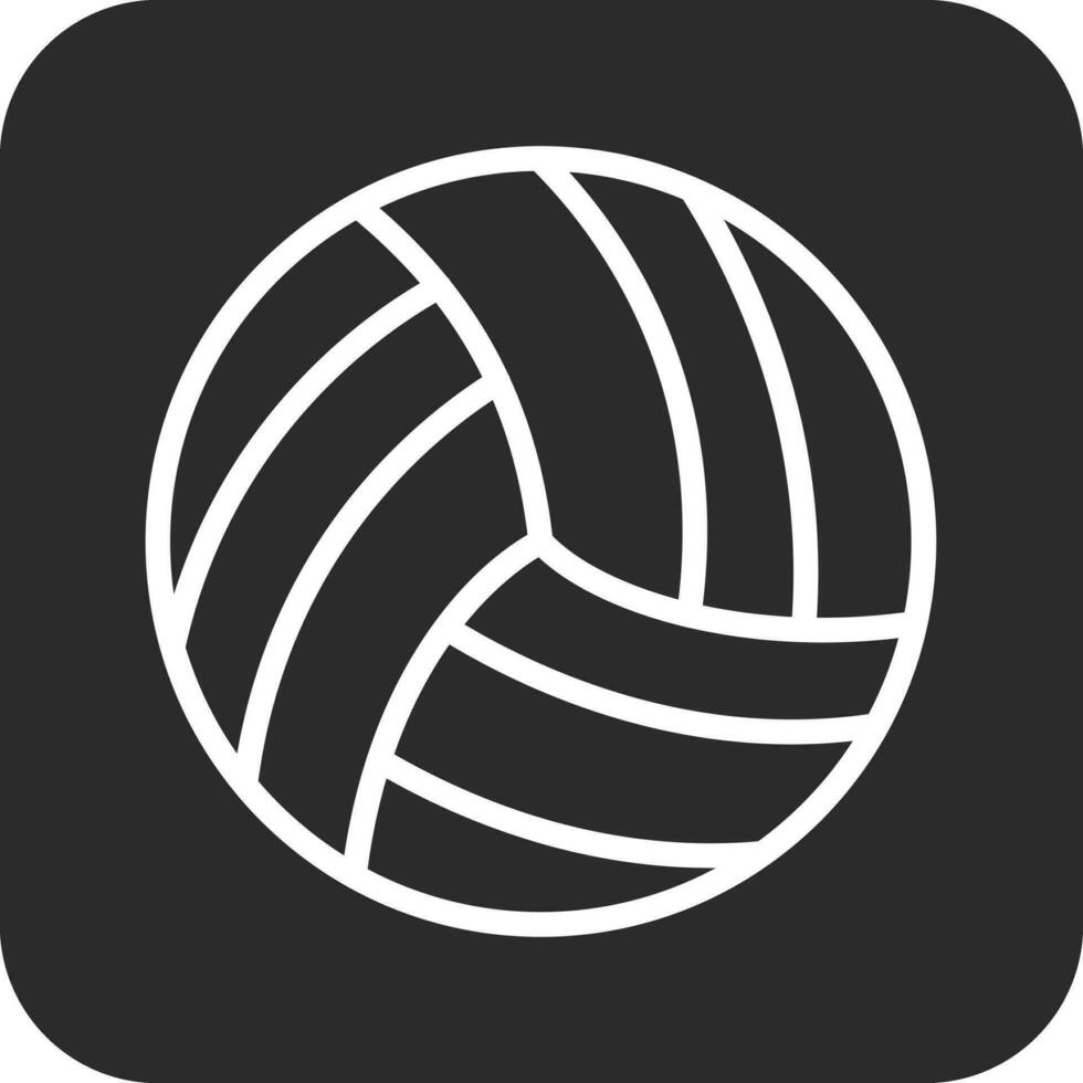 Volleyball-Vektor-Symbol vektor