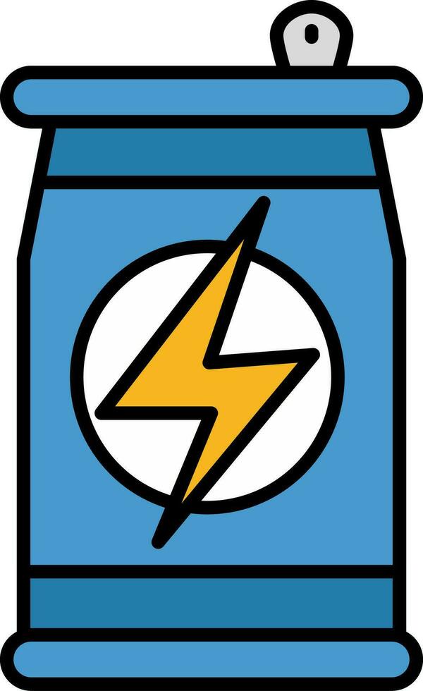 Energie trinken Linie gefüllt Symbol vektor