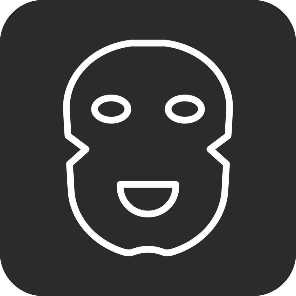 ansikte mask vektor ikon