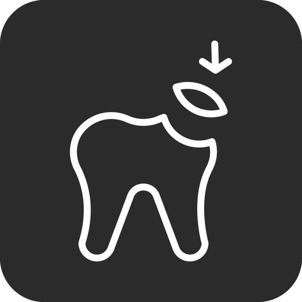 Dental Füllung Vektor Symbol