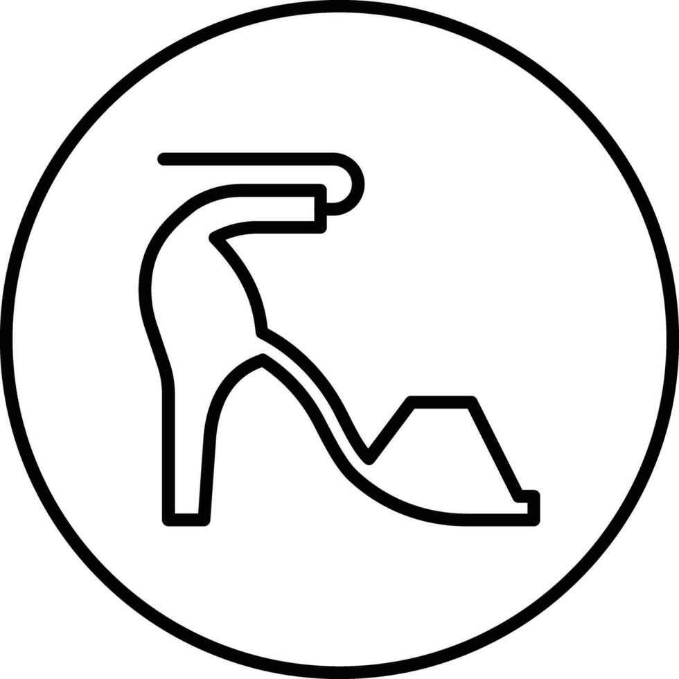 Sandalen-Vektor-Symbol vektor