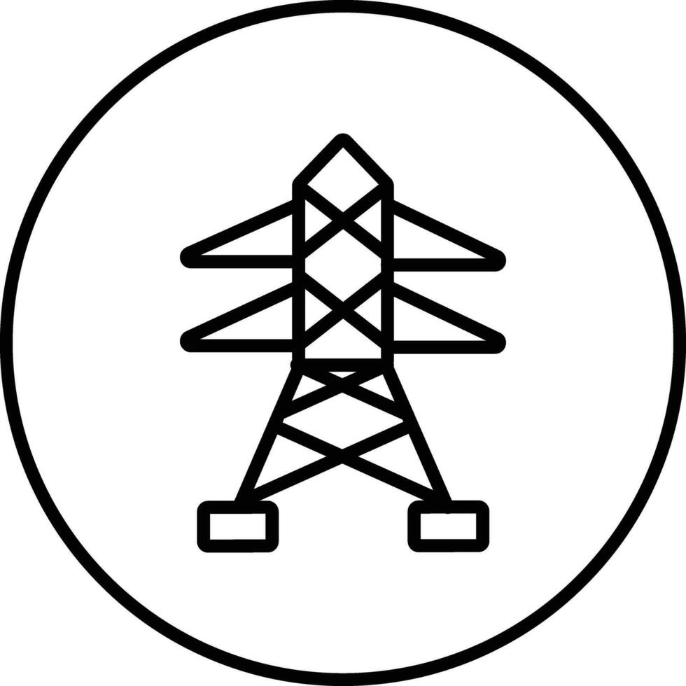 Getriebe Turm Vektor Symbol