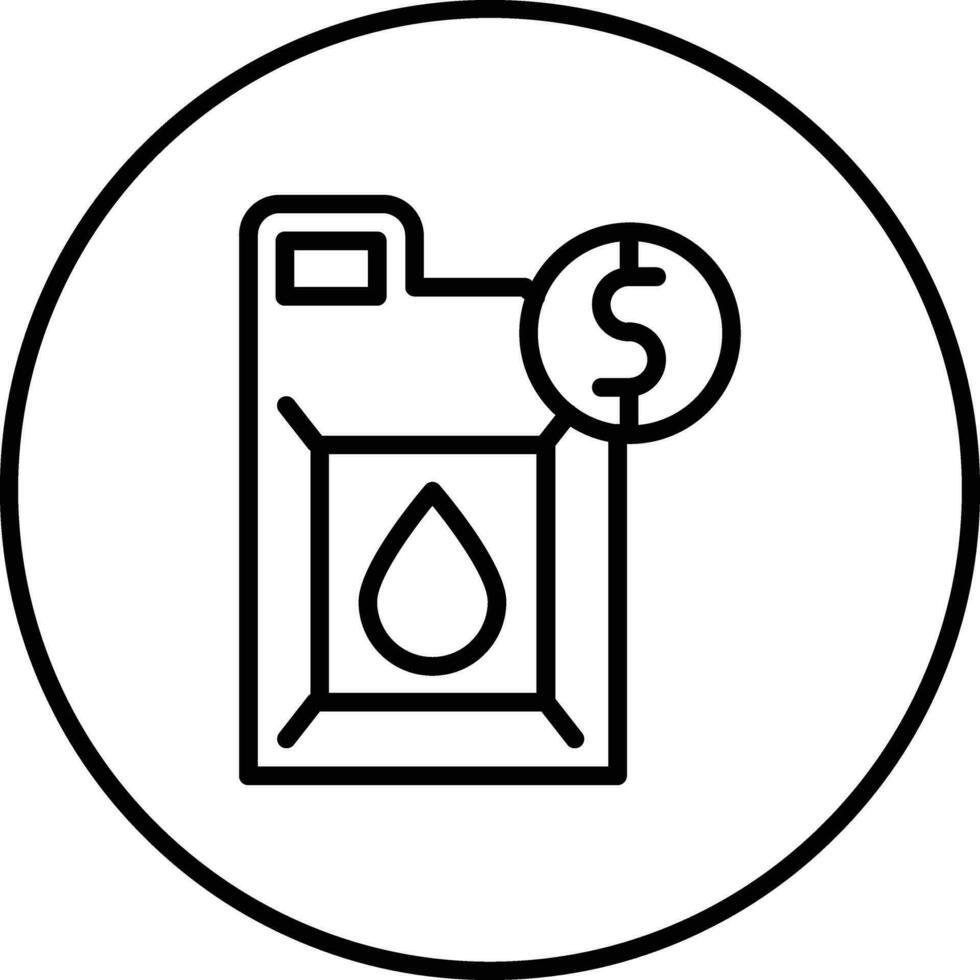 Öl Kauf Vektor Symbol