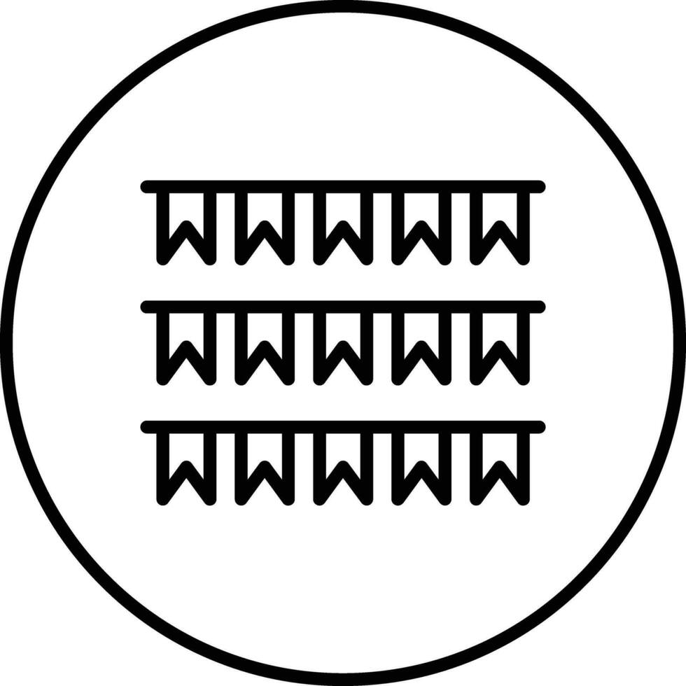 flaggväv vektor ikon