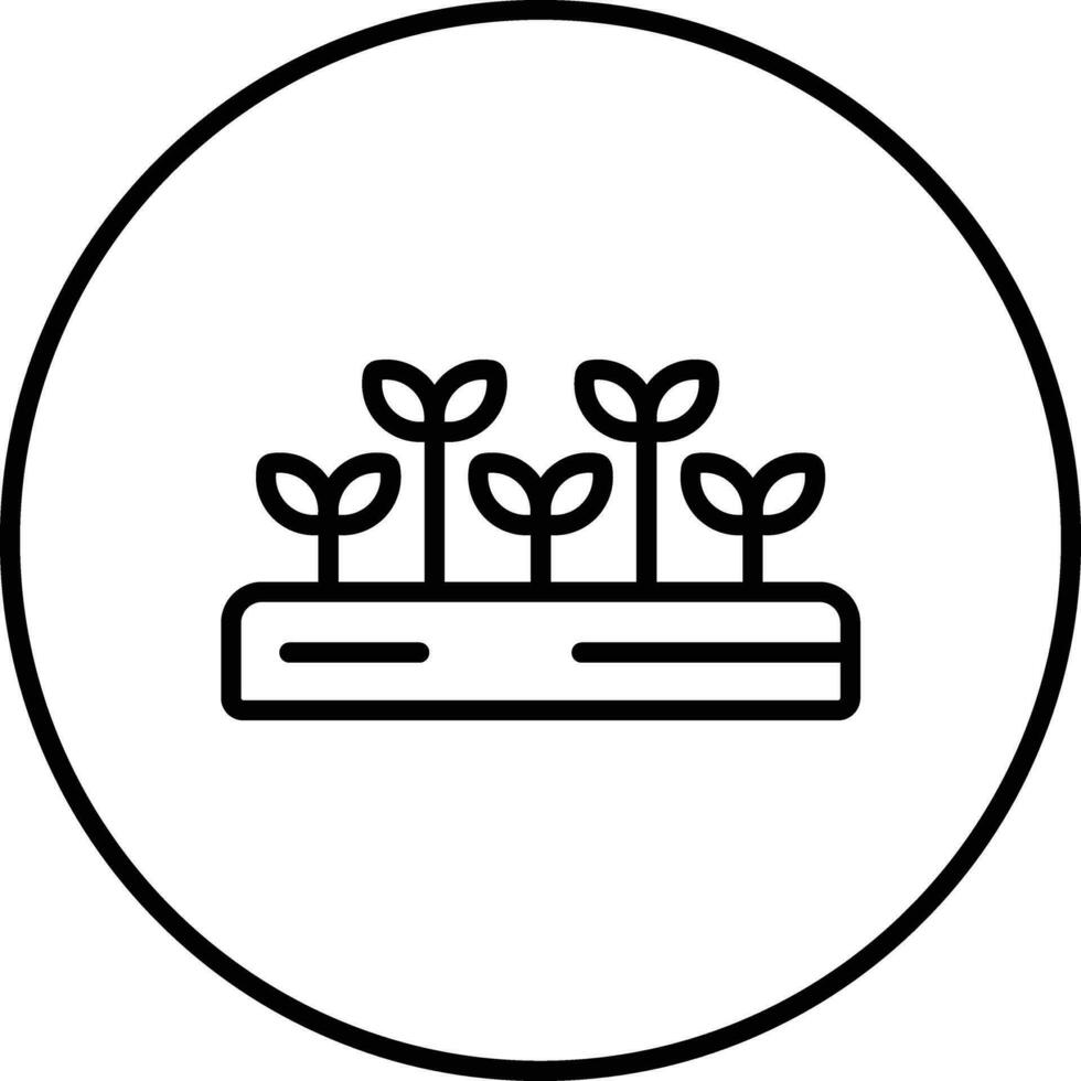 Symbol für Plantagenvektor vektor