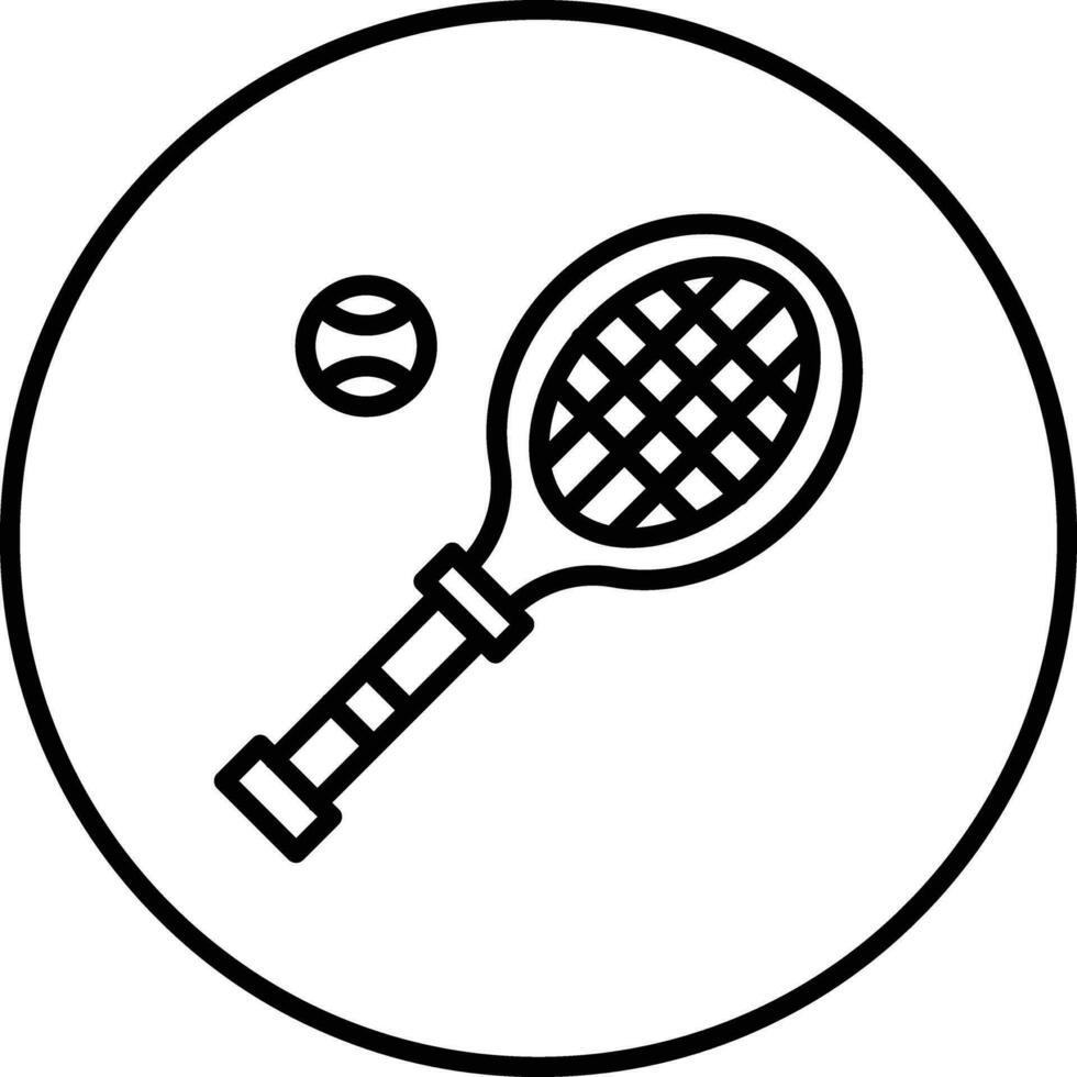 Tennis Schläger Vektor Symbol