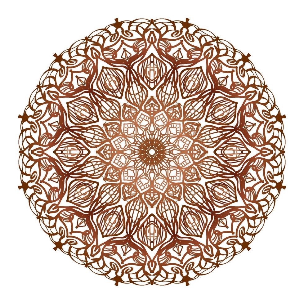 Mandala Vektorelement Runde Ornament Dekoration vektor