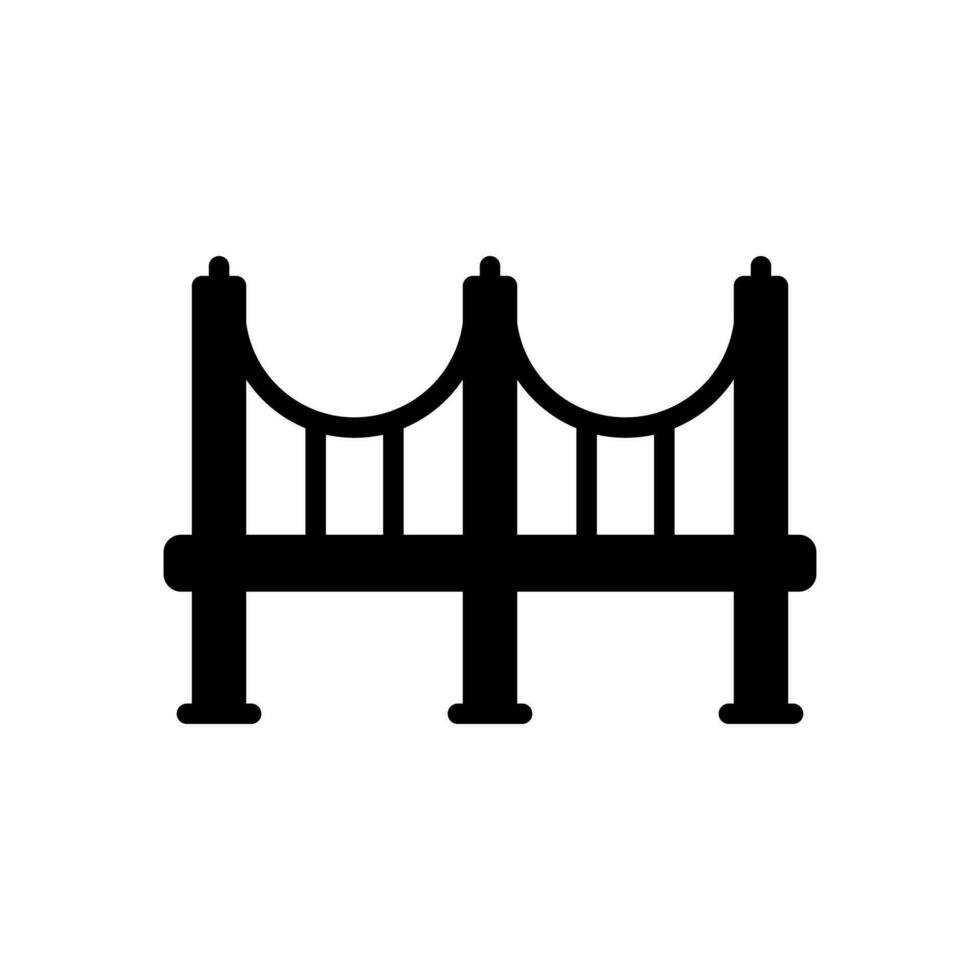 Brücke Symbol Symbol Vektor Vorlage