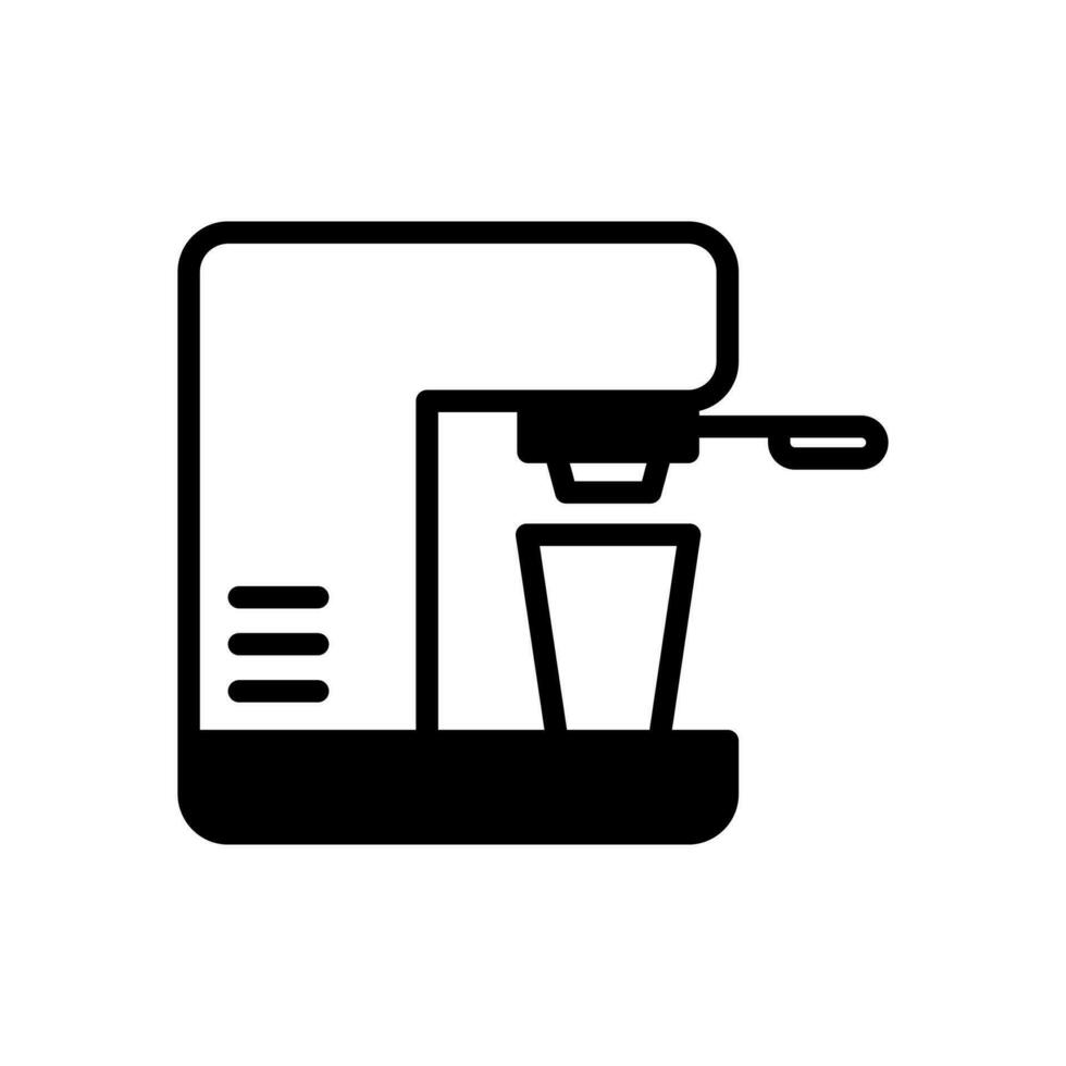espresso maskin ikon symbol vektor mall