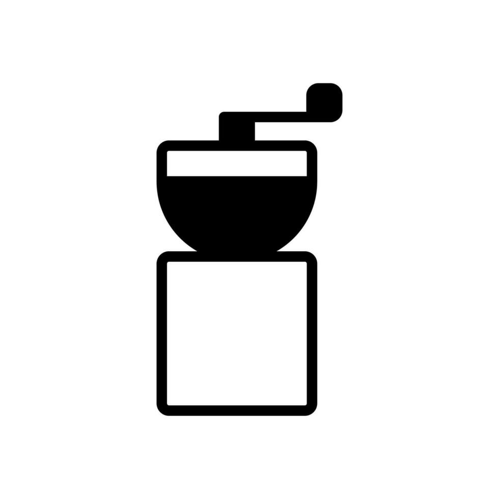 Kaffee Schleifer Symbol Symbol Vektor Vorlage