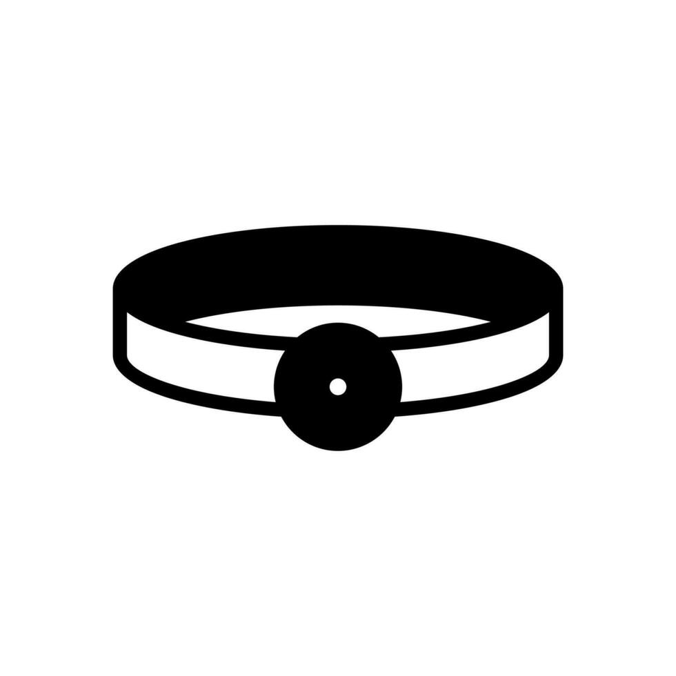 Haustier Halsband Symbol Symbol Vektor Vorlage