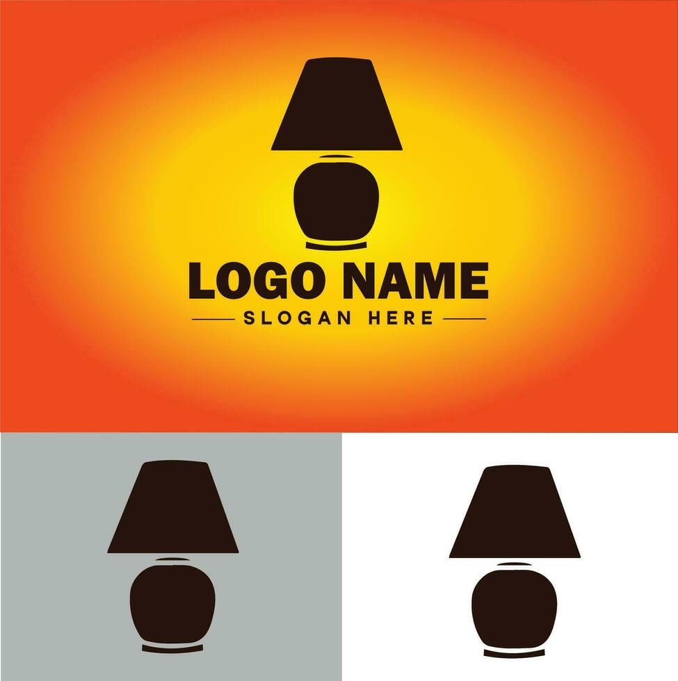 Lampe Logo Birne Licht Symbol Unternehmen Marke Geschäft Logo Vorlage editierbar Vektor