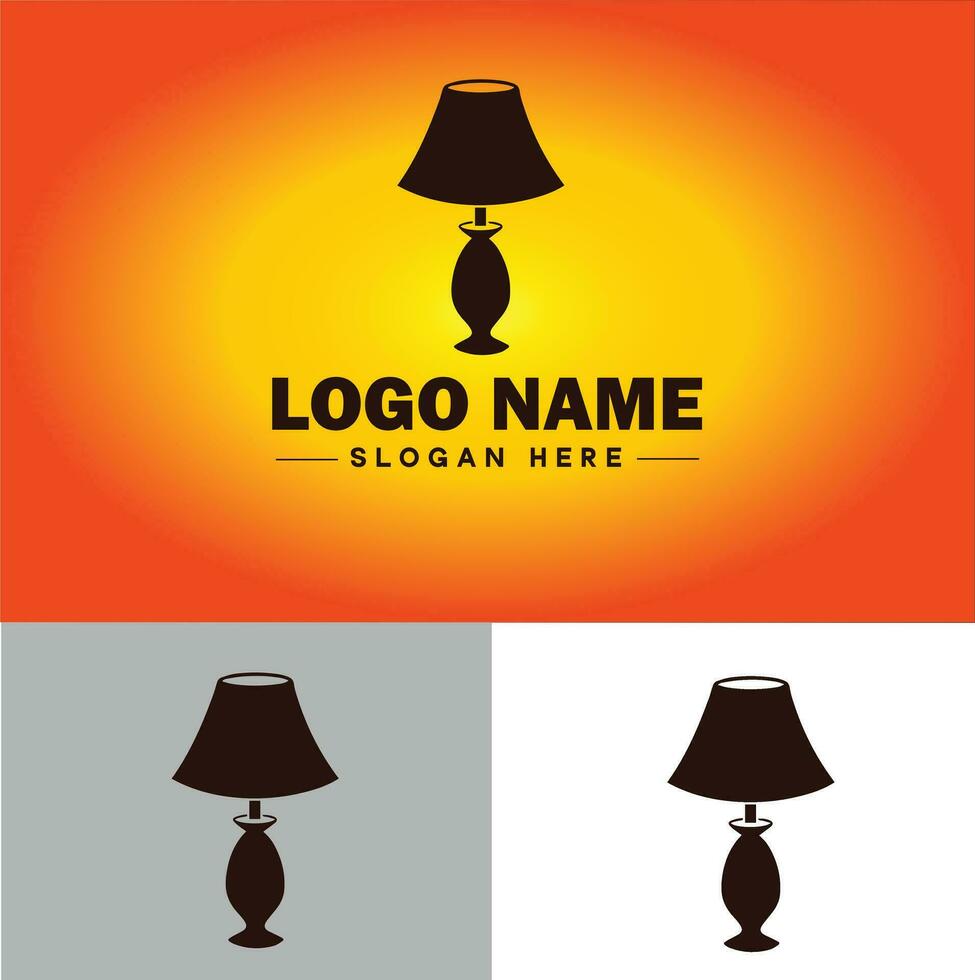Lampe Logo Birne Licht Symbol Unternehmen Marke Geschäft Logo Vorlage editierbar Vektor