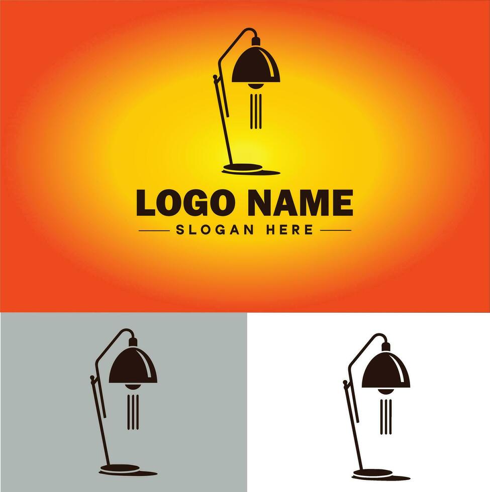 Lampe Logo Birne Licht Symbol Unternehmen Marke Geschäft Logo Vorlage editierbar Vektor