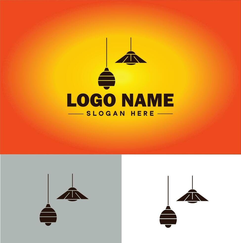 Lampe Logo Birne Licht Symbol Unternehmen Marke Geschäft Logo Vorlage editierbar Vektor