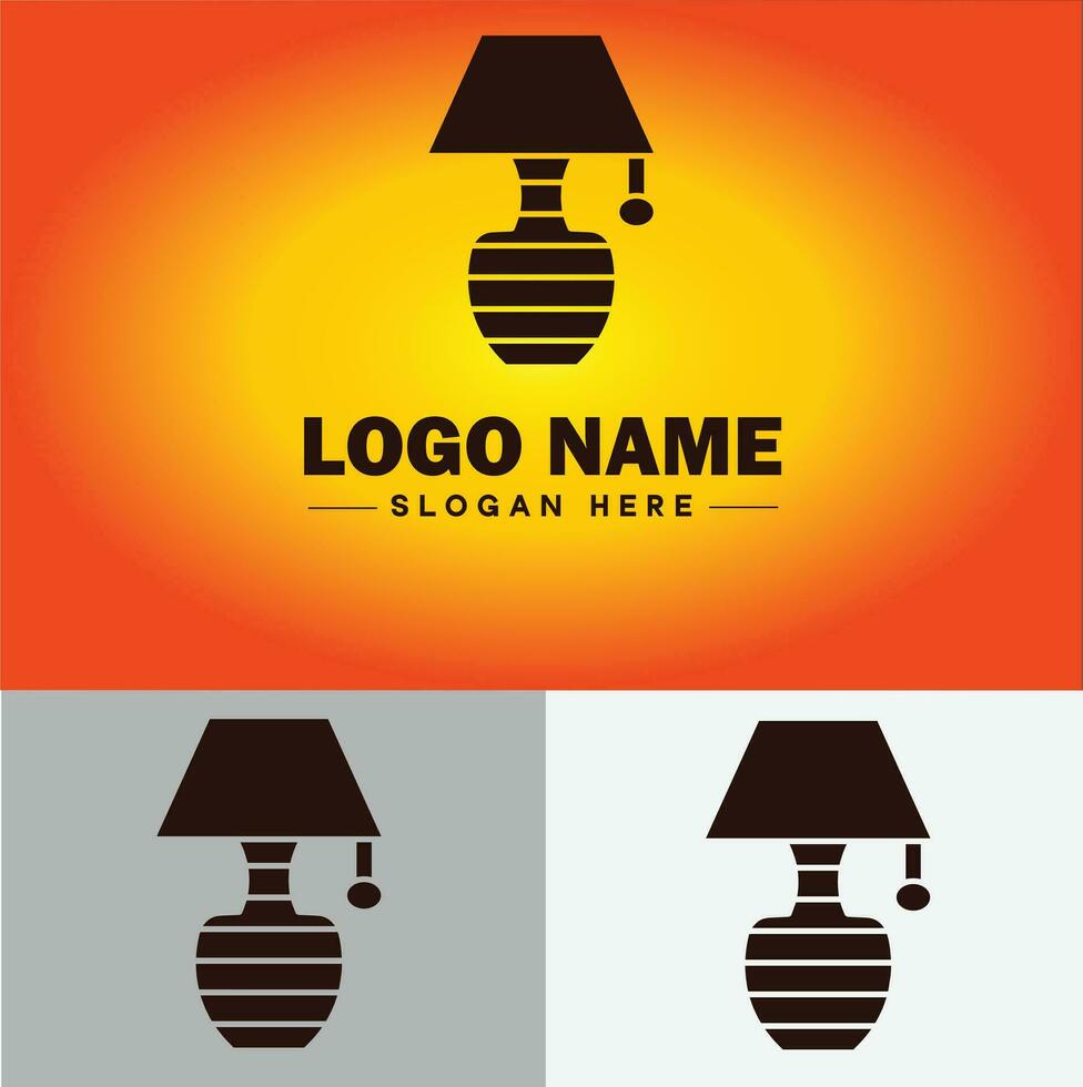 Lampe Logo Birne Licht Symbol Unternehmen Marke Geschäft Logo Vorlage editierbar Vektor