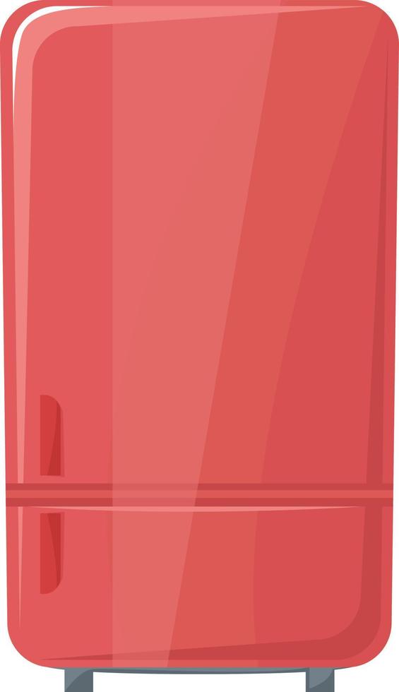 illustration av kylskåp med mat, dryck och köksutrustning vektor