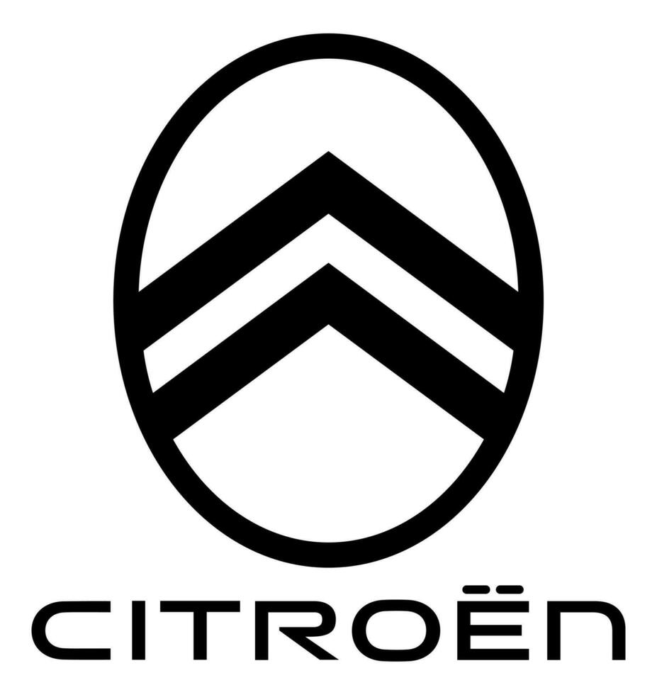 citroen bil logotyp vektor illustration