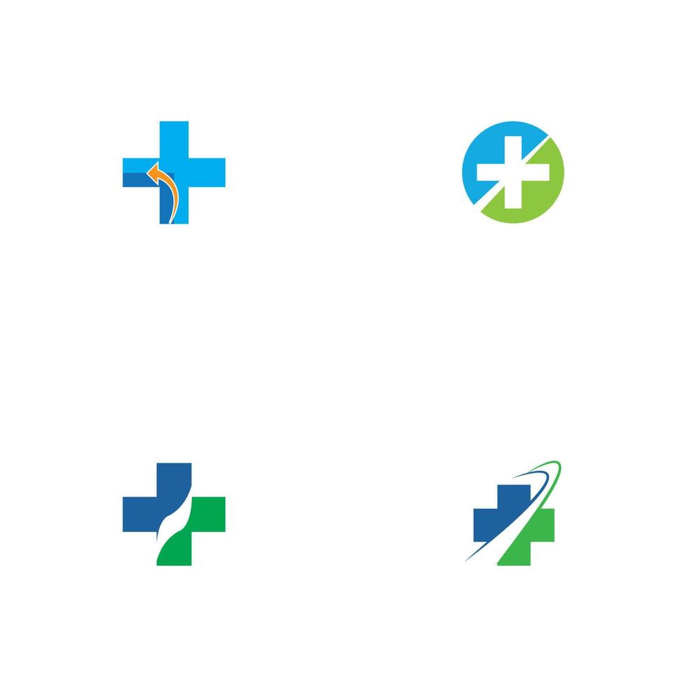 Gesundheit medizinischer Logo-Vorlagenvektor vektor