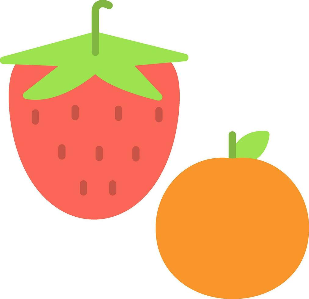 Obst eben Symbol vektor