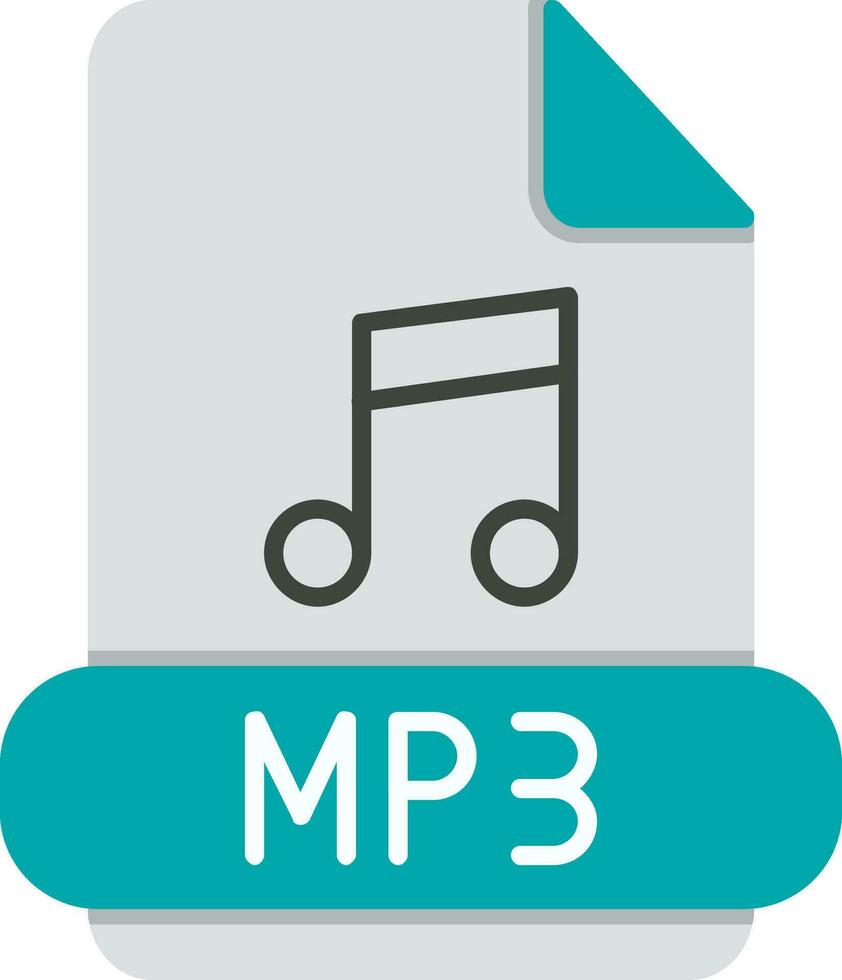 mp3 platt ikon vektor