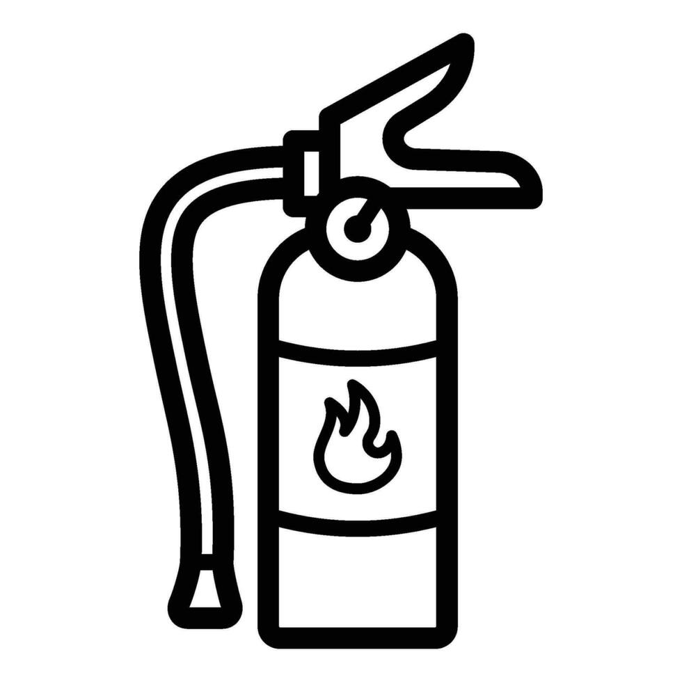 brand eldsläckare ikon för grafisk och webb design vektor
