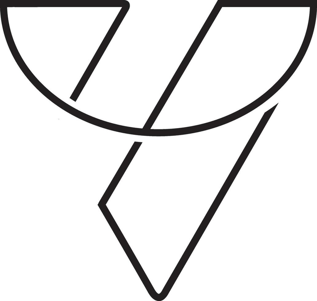 Gliederung Initiale Brief Logo Vektor Element