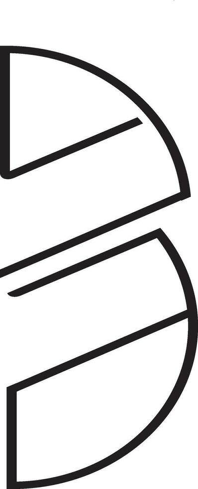 Gliederung Initiale Brief Logo Vektor Element