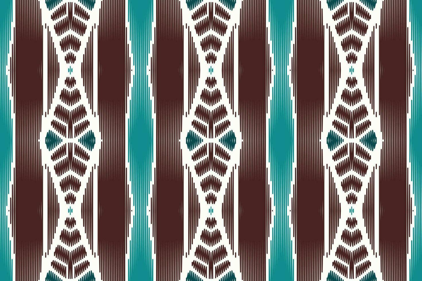 afrikansk ikat blommig paisley broderi på vit bakgrund.geometrisk etnisk orientalisk mönster traditionell.aztec stil abstrakt vektor illustration.design för textur, tyg, kläder, inslagning, matta.