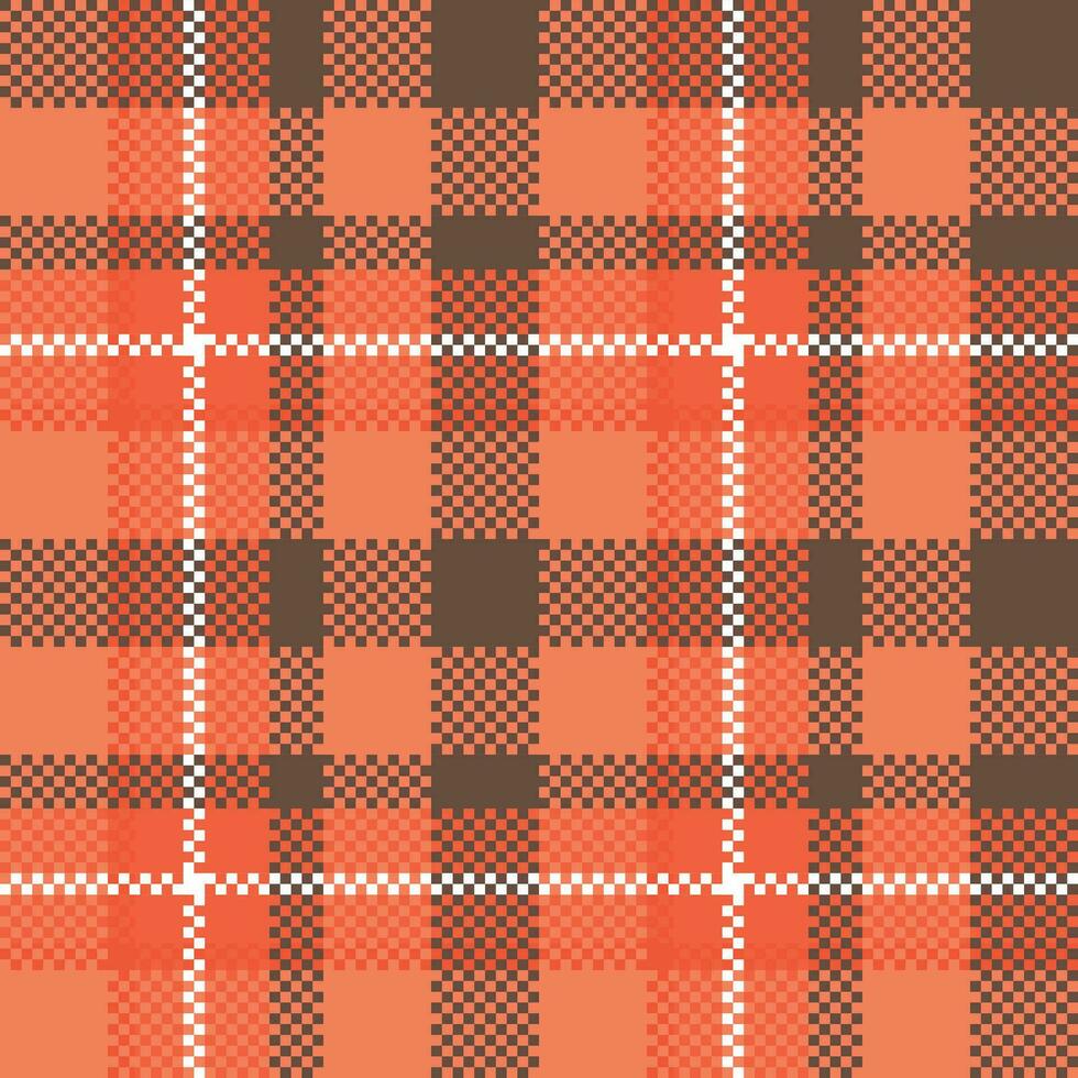 Plaid Muster nahtlos. Gingham Muster traditionell schottisch gewebte Stoff. Holzfäller Hemd Flanell Textil. Muster Fliese Swatch inbegriffen. vektor