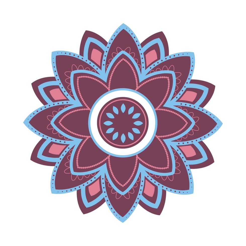 Mandala Blume Blumen vektor