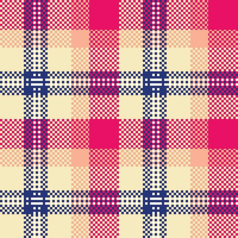 Plaid Muster nahtlos. abstrakt prüfen Plaid Muster zum Schal, Kleid, Rock, andere modern Frühling Herbst Winter Mode Textil- Design. vektor