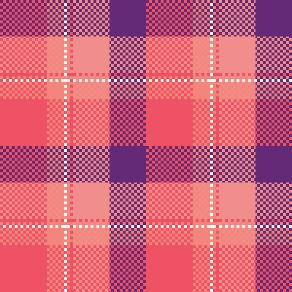 schottisch Tartan nahtlos Muster. Schachbrett Muster nahtlos Tartan Illustration Vektor einstellen zum Schal, Decke, andere modern Frühling Sommer- Herbst Winter Urlaub Stoff drucken.