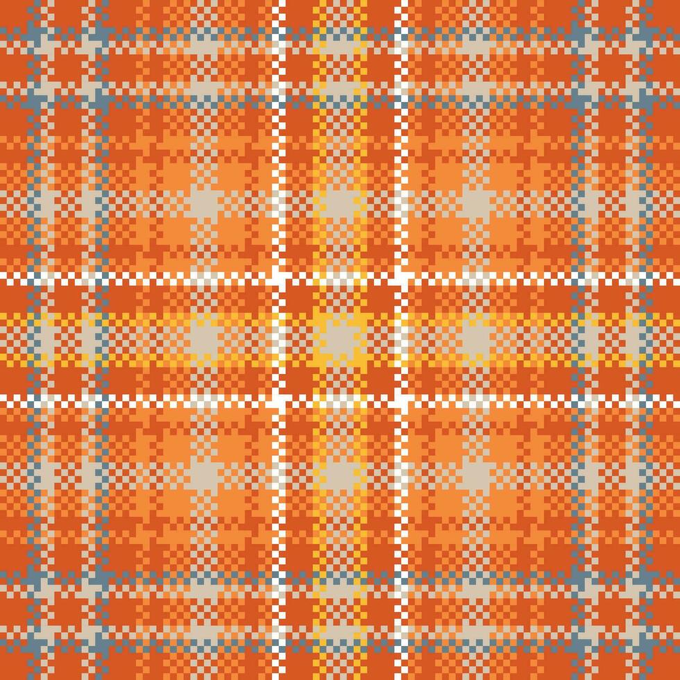 tartan sömlös mönster. ljuv pastell pläd mönster traditionell skott vävd tyg. skogsarbetare skjorta flanell textil. mönster bricka swatch ingår. vektor