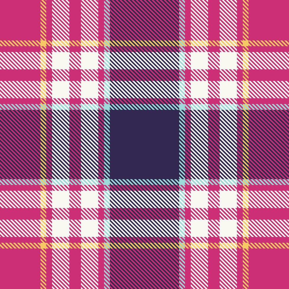 skott tartan sömlös mönster. traditionell skott rutig bakgrund. traditionell skott vävd tyg. skogsarbetare skjorta flanell textil. mönster bricka swatch ingår. vektor