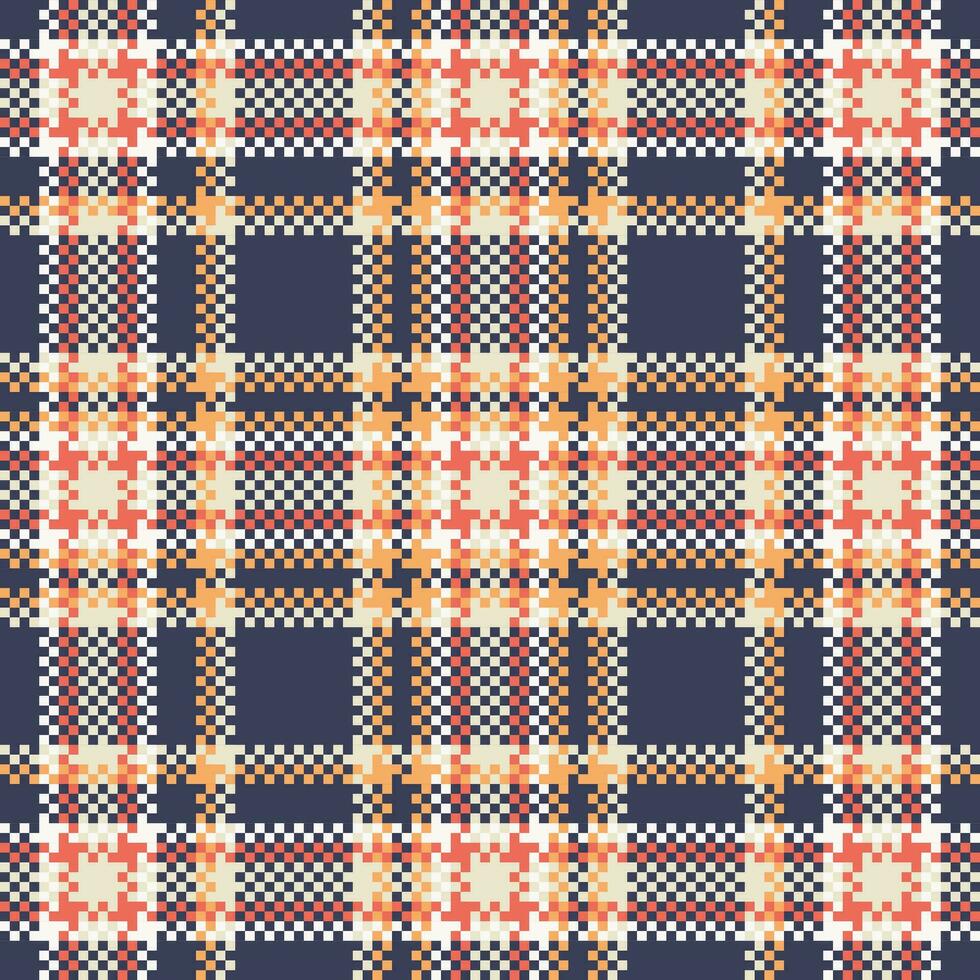 Plaid Muster nahtlos. Prüfer Muster nahtlos Tartan Illustration Vektor einstellen zum Schal, Decke, andere modern Frühling Sommer- Herbst Winter Urlaub Stoff drucken.