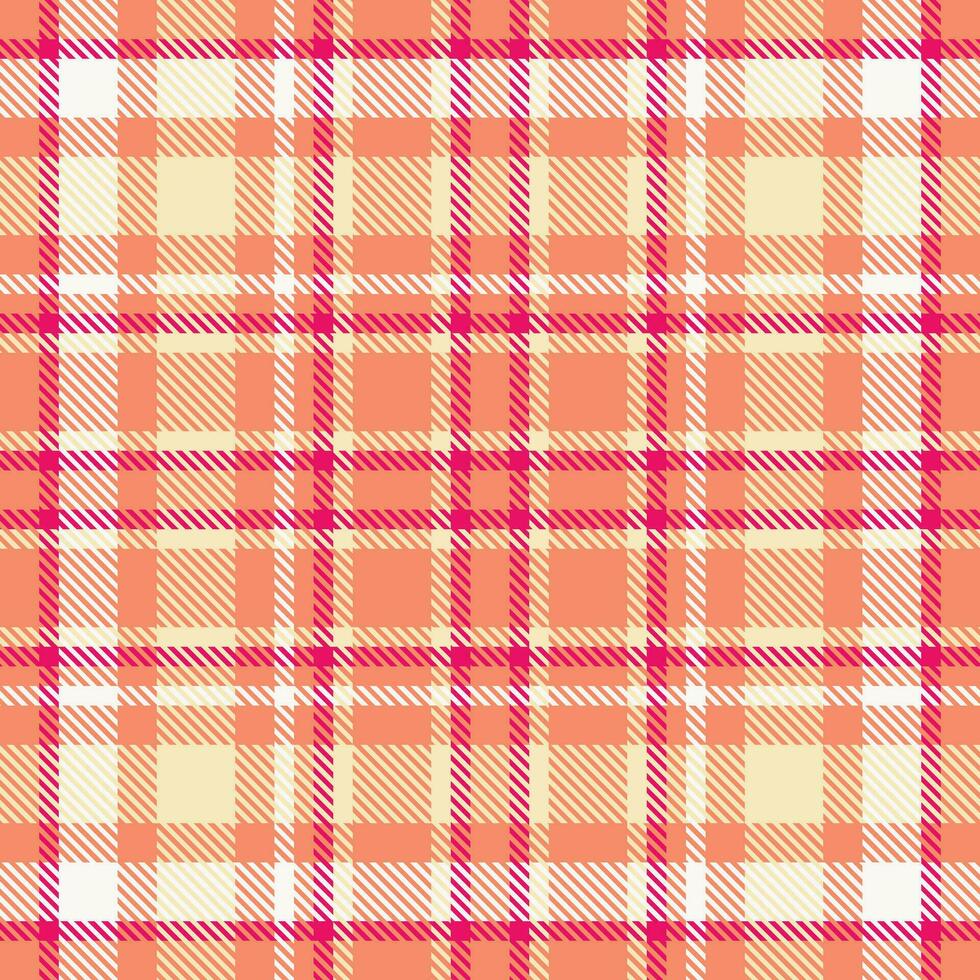 Plaid Muster nahtlos. traditionell schottisch kariert Hintergrund. Vorlage zum Design Ornament. nahtlos Stoff Textur. vektor