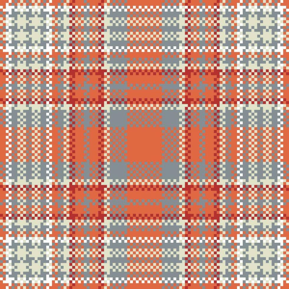 Tartan Muster nahtlos. Süss Plaid Muster Flanell Hemd Tartan Muster. modisch Fliesen zum Tapeten. vektor