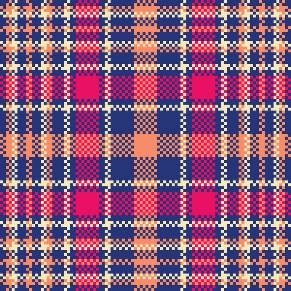 Plaid Muster nahtlos. schottisch Plaid, Vorlage zum Design Ornament. nahtlos Stoff Textur. vektor