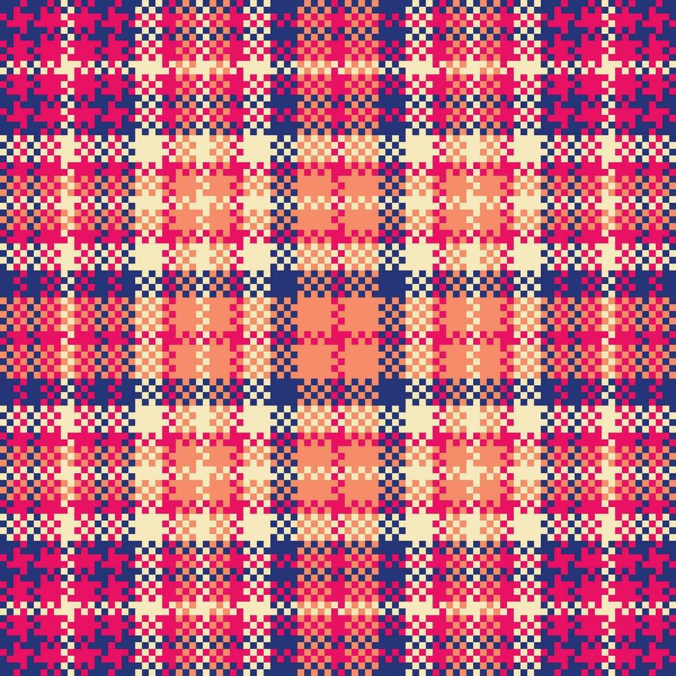 Plaid Muster nahtlos. schottisch Plaid, Flanell Hemd Tartan Muster. modisch Fliesen zum Tapeten. vektor