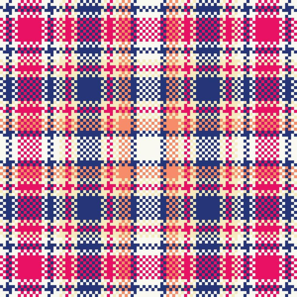 pläd mönster sömlös. klassisk skott tartan design. traditionell skott vävd tyg. skogsarbetare skjorta flanell textil. mönster bricka swatch ingår. vektor