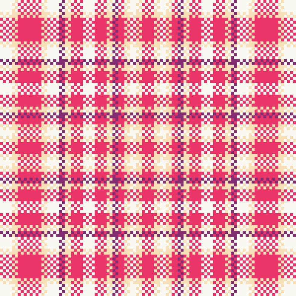 Plaid Muster nahtlos. abstrakt prüfen Plaid Muster Vorlage zum Design Ornament. nahtlos Stoff Textur. vektor