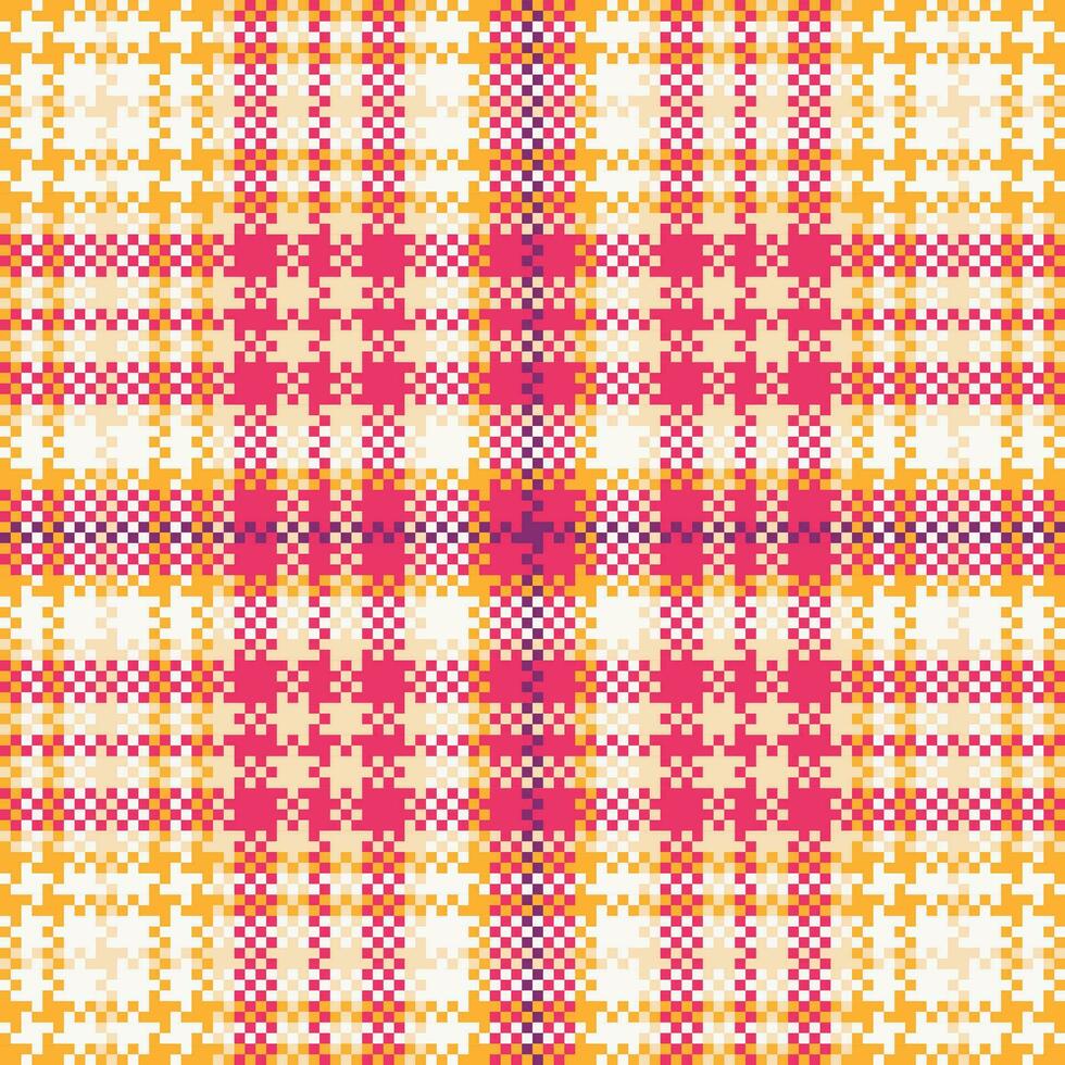 Plaid Muster nahtlos. Schachbrett Muster Flanell Hemd Tartan Muster. modisch Fliesen zum Tapeten. vektor