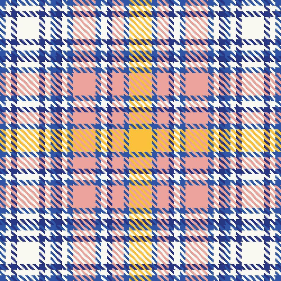 skott tartan pläd sömlös mönster, checker mönster. traditionell skott vävd tyg. skogsarbetare skjorta flanell textil. mönster bricka swatch ingår. vektor