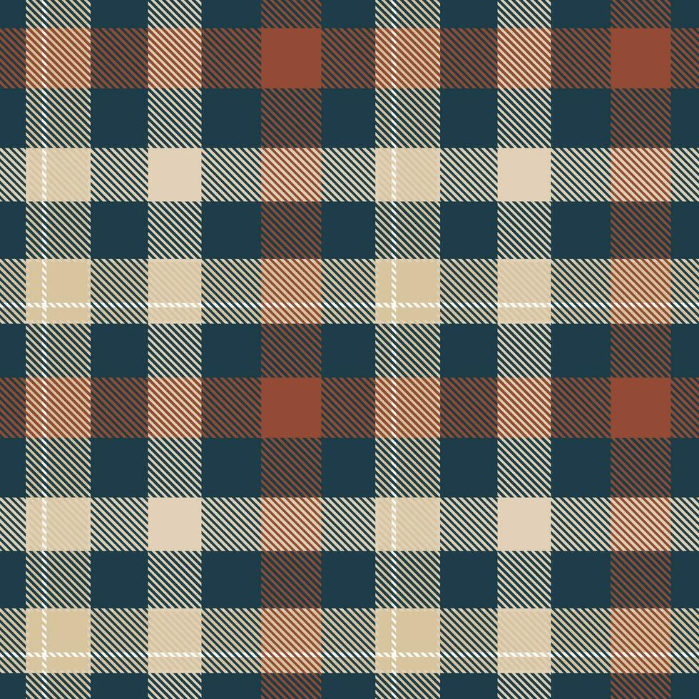 Plaid Muster nahtlos. traditionell schottisch kariert Hintergrund. Vorlage zum Design Ornament. nahtlos Stoff Textur. vektor